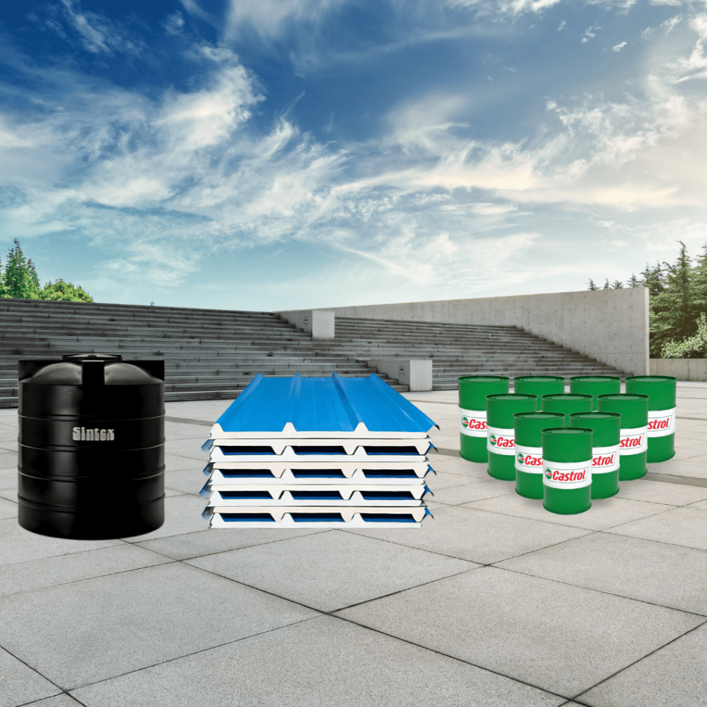 sintex tank | puf panel | castrol lubricants